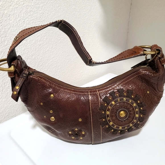 Coach Handbags - Coach Vintage Mia Y2K Pebbled Leather Hobo Shoulder Bag